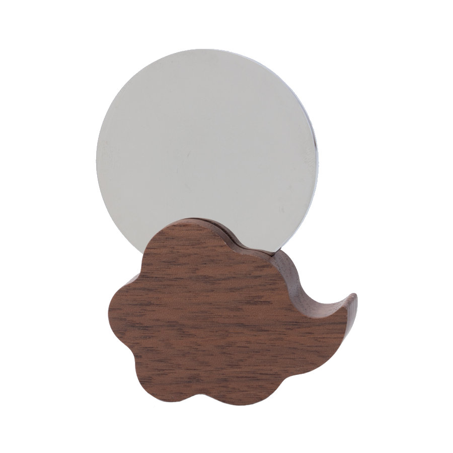 静岡木工モダン神鏡ｋｉｎｔｏｕｎウォールナット２寸