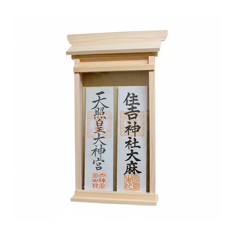 静岡木工掛ける神棚二社