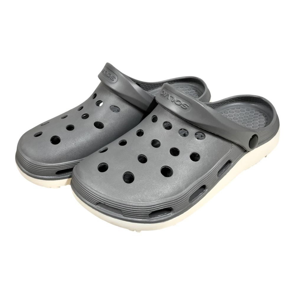 【予約品＿２月下旬入荷】ＳＯＬＶＩＣ（ソルビック）　ダブルクッションサボサンダル　グレー　Ｍ【注文期限：２／１５】