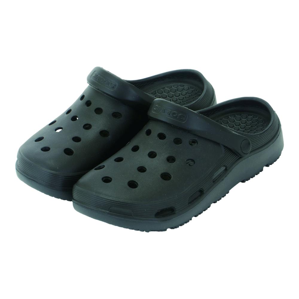 【予約品＿２月下旬入荷】ＳＯＬＶＩＣ（ソルビック）　ダブルクッションサボサンダル　ブラック　Ｌ【注文期限：２／１５】