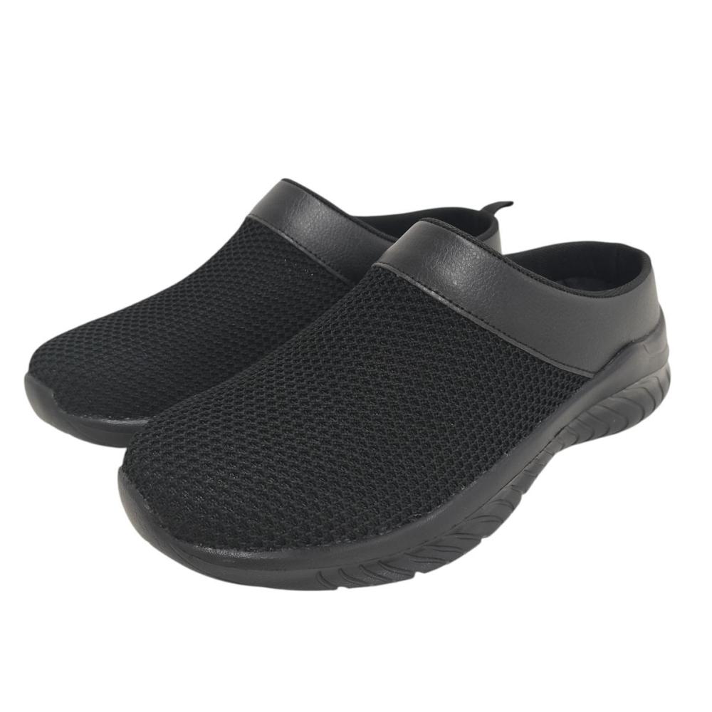 ＳＯＬＶＩＣ（ソルビック）　通気抜群スリッポン　ブラック　Ｌ　２６～２７ｃｍ