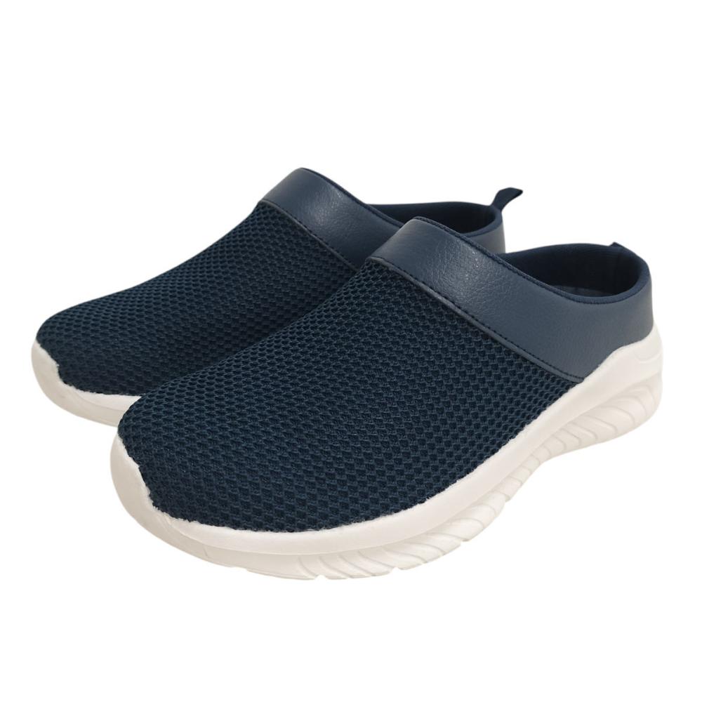 ＳＯＬＶＩＣ（ソルビック）　通気抜群スリッポン　ネイビー　ＳＳ　２３～２４ｃｍ