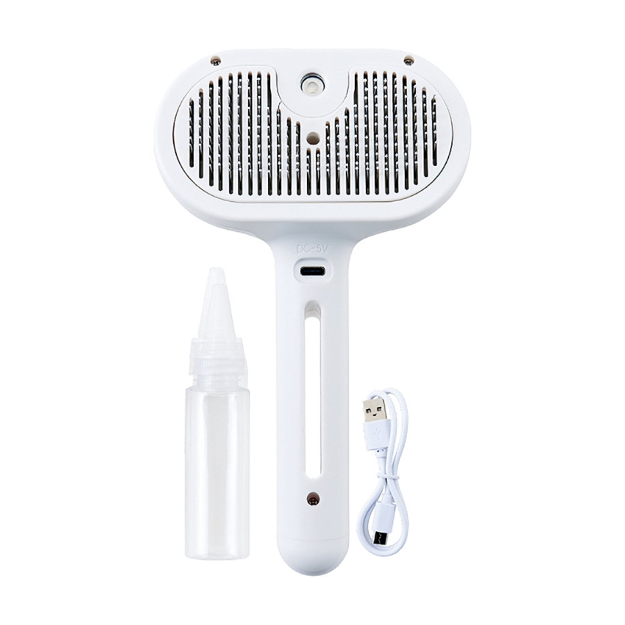 おうちサロン　ペット用　スチーマースリッカーブラシ