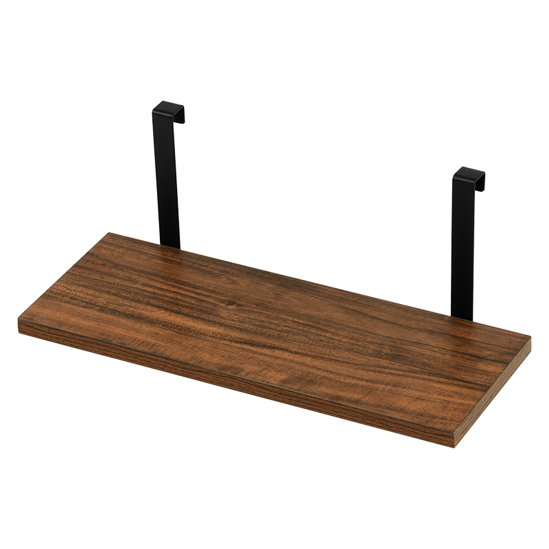 萩原　つっぱりウォールラック　追加棚　幅４０ｃｍ　２枚入り　ブラウン／ブラック　ＫＴＲ－３１４２－Ｔ４０ＢＢ