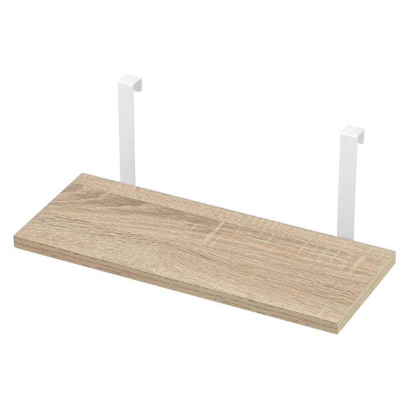 萩原　つっぱりウォールラック　追加棚　幅４０ｃｍ　２枚入り　ナチュラル／ホワイト　ＫＴＲ－３１４２－Ｔ４０ＮＷ