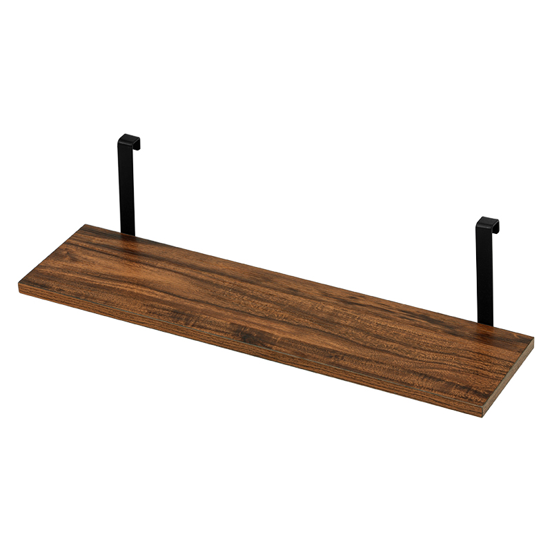 萩原　つっぱりウォールラック　追加棚　幅６０ｃｍ　２枚入り　ブラウン／ブラック　ＫＴＲ－３１４２－Ｔ６０ＢＢ