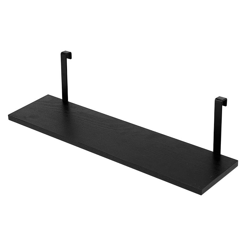 萩原　つっぱりウォールラック　追加棚　幅６０ｃｍ　２枚入り　ブラック　ＫＴＲ－３１４２－Ｔ６０ＢＫ