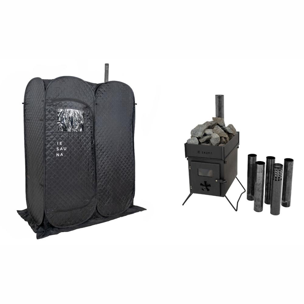 Ｖａｎｗａｖｅｓ　ＩＥＳＡＵＮＡｓｅｔ　サウナテント＋バイオストーブ