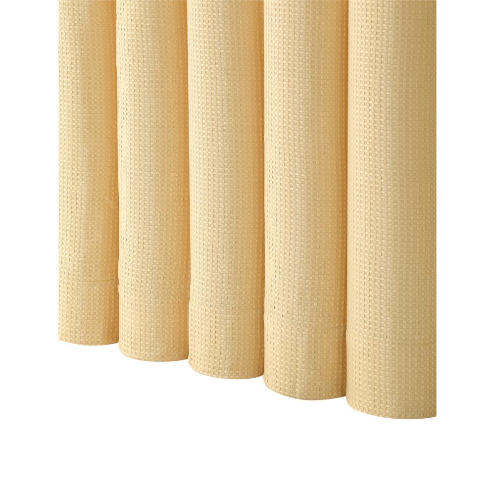 ドレープカーテン　シード　イエロー　１００×１７８ｃｍ　２枚組