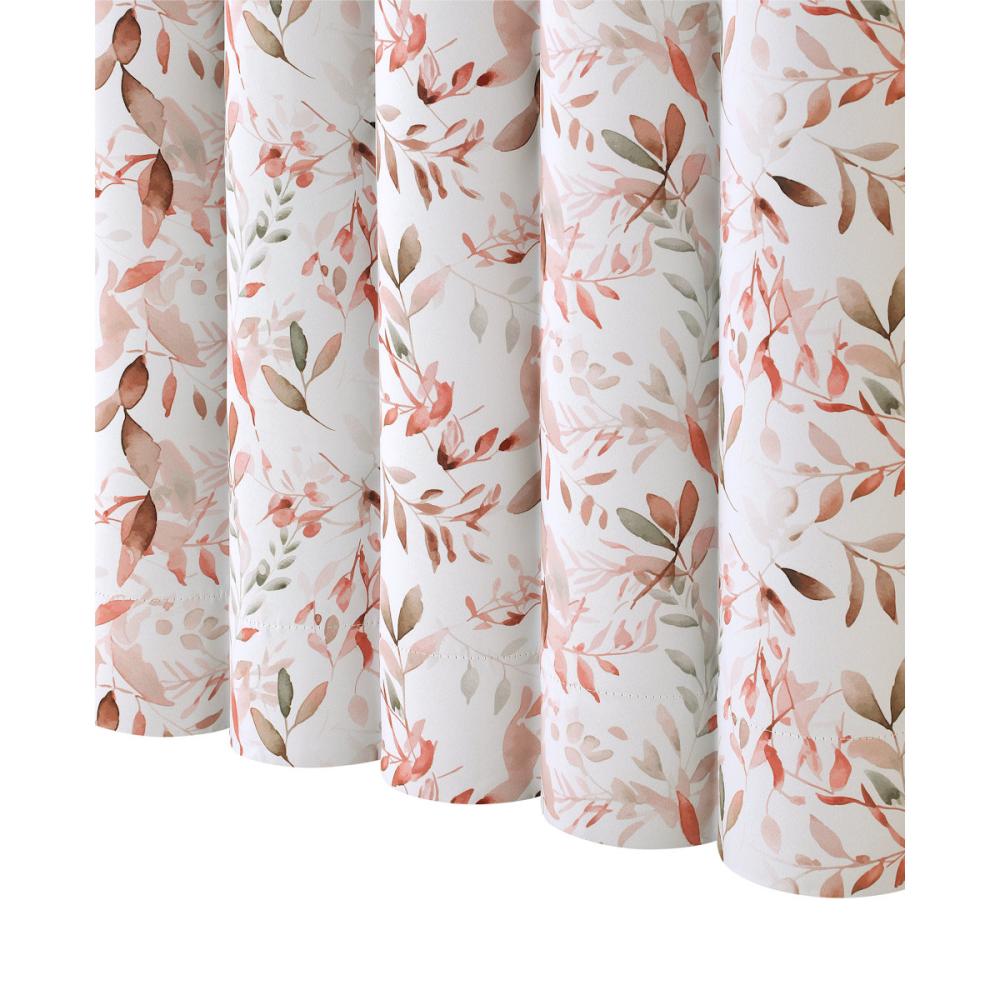 ドレープカーテン　リコ　１級遮光　ローズ　１００×１７８ｃｍ　２枚組