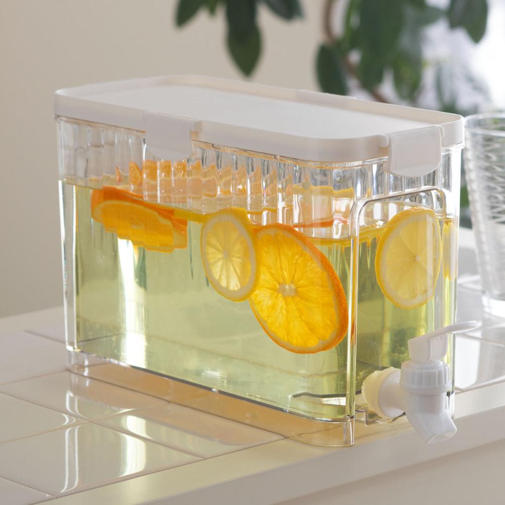 アテーナライフ　冷蔵庫にも入るコック付き冷水筒　３．３Ｌ