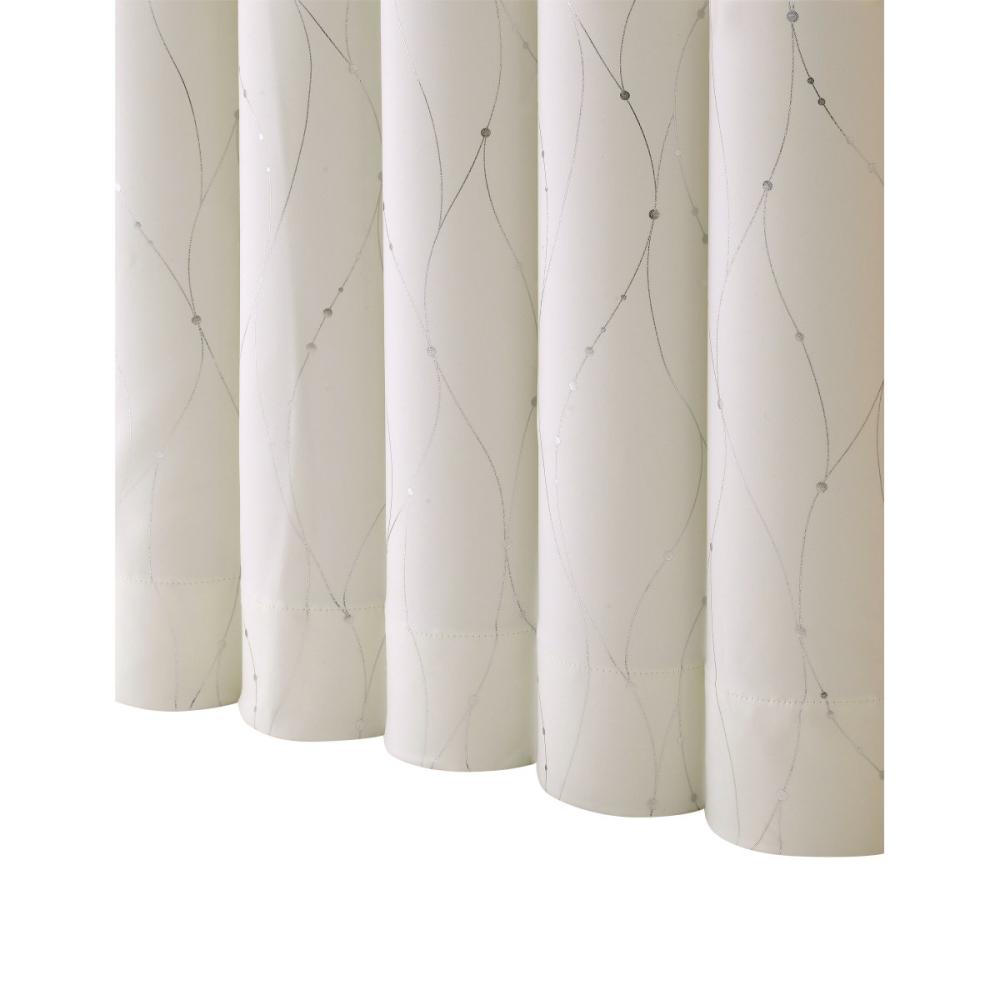 ドレープカーテン　ソレイユ　１級遮光　アイボリー　１００×１７８ｃｍ　２枚組