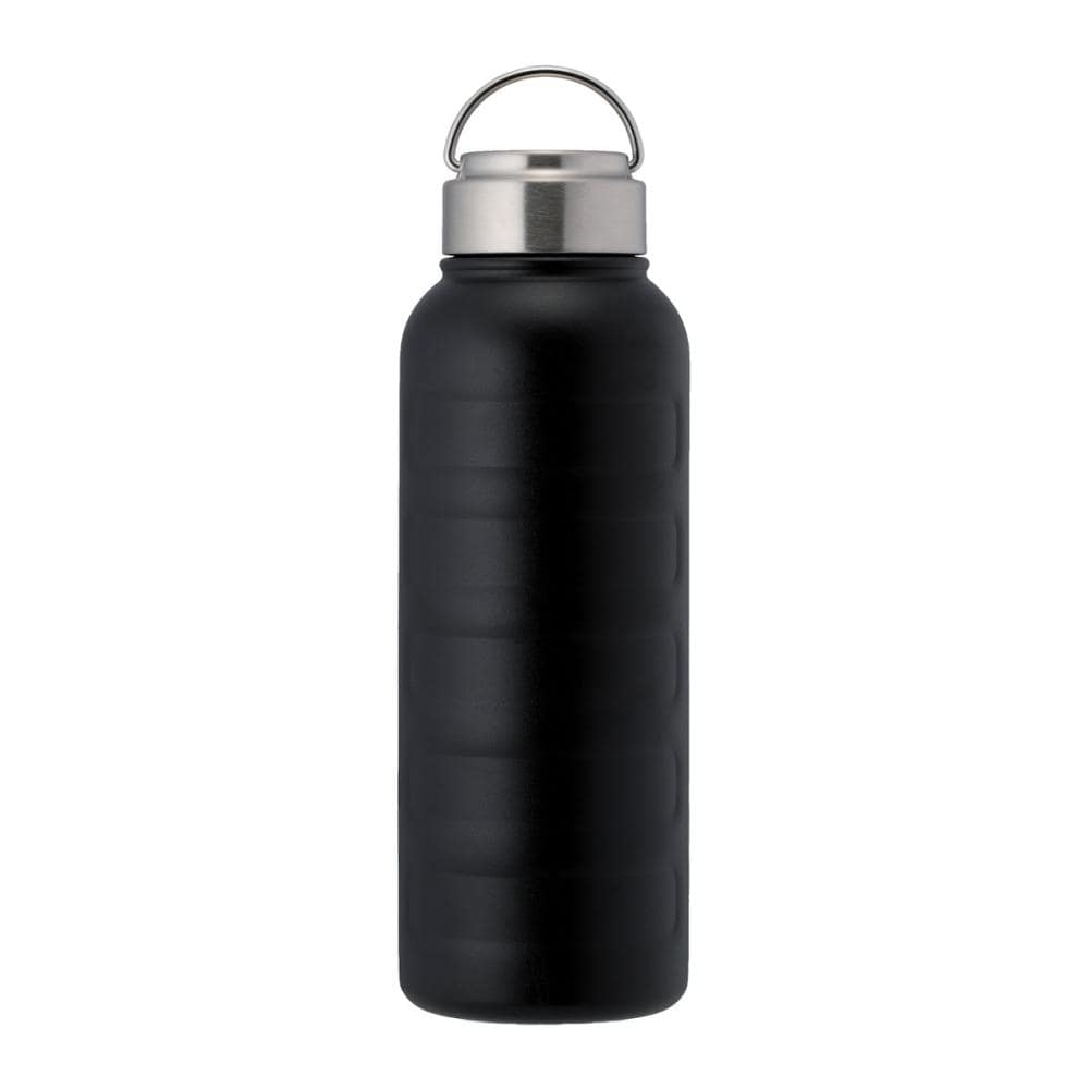 アテーナライフ　スポーツドリング対応アウトドアボトル　保冷・保温　ブラック　１．０Ｌ