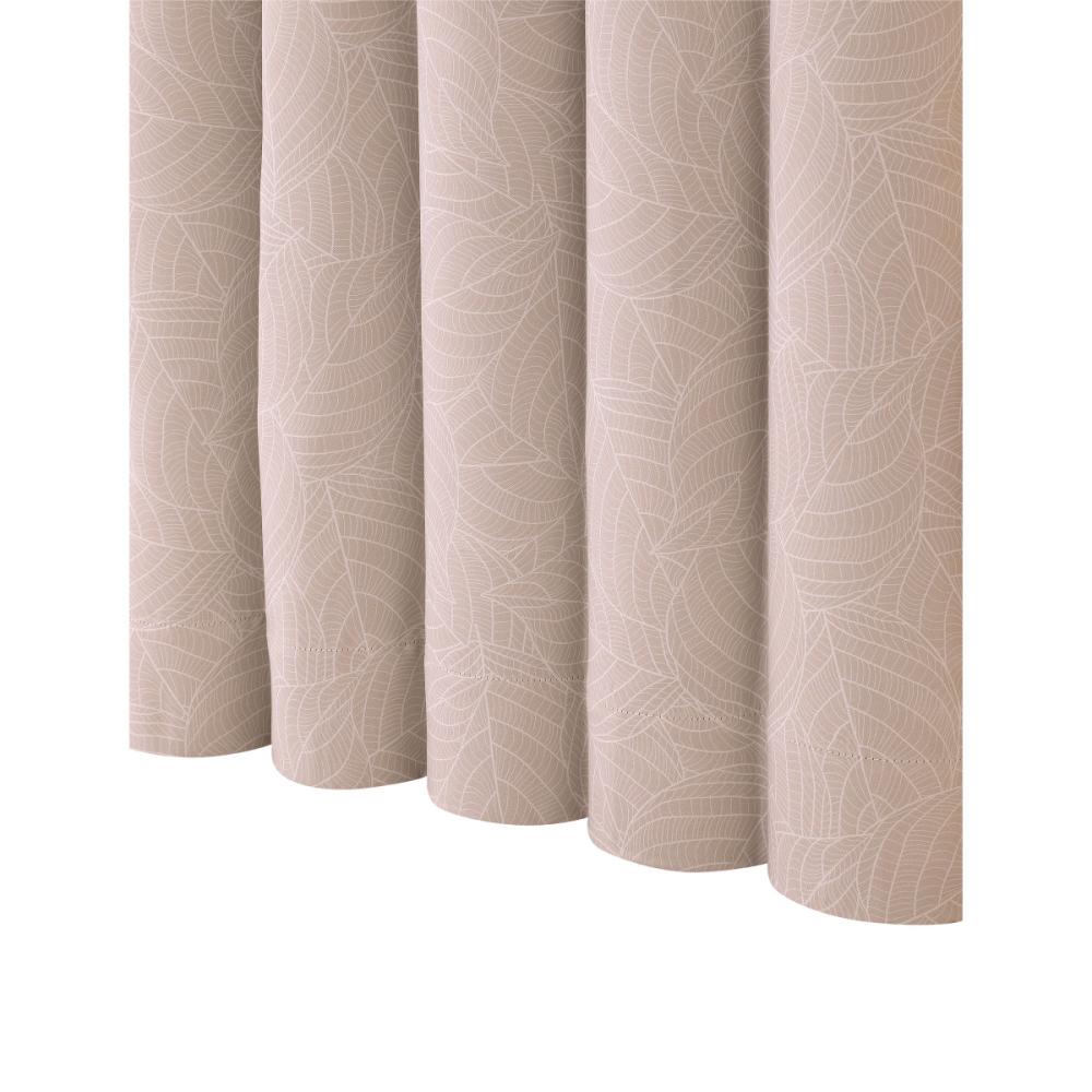 ドレープカーテン　グース　１級遮光　ベージュ　１００×１３５ｃｍ　２枚組