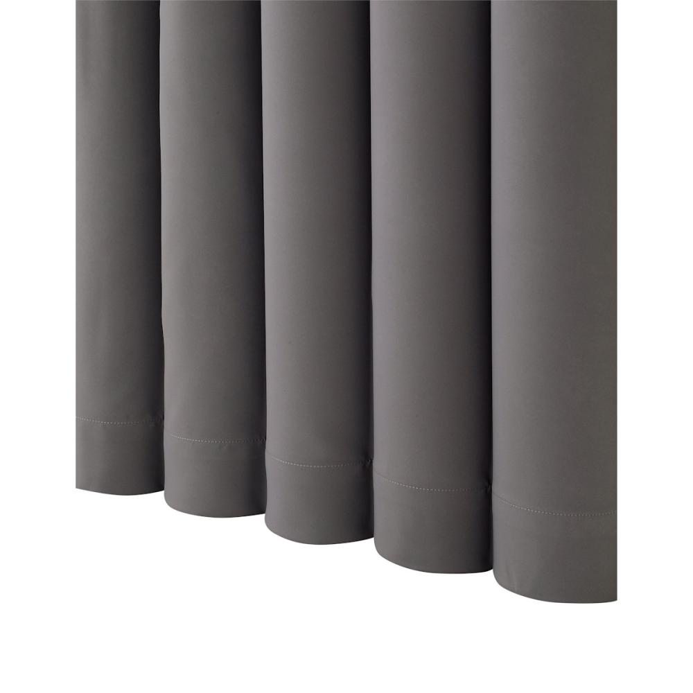 ドレープカーテン　ベルーイ　１級遮光・防炎　ストーン　１００×１３５ｃｍ　２枚組