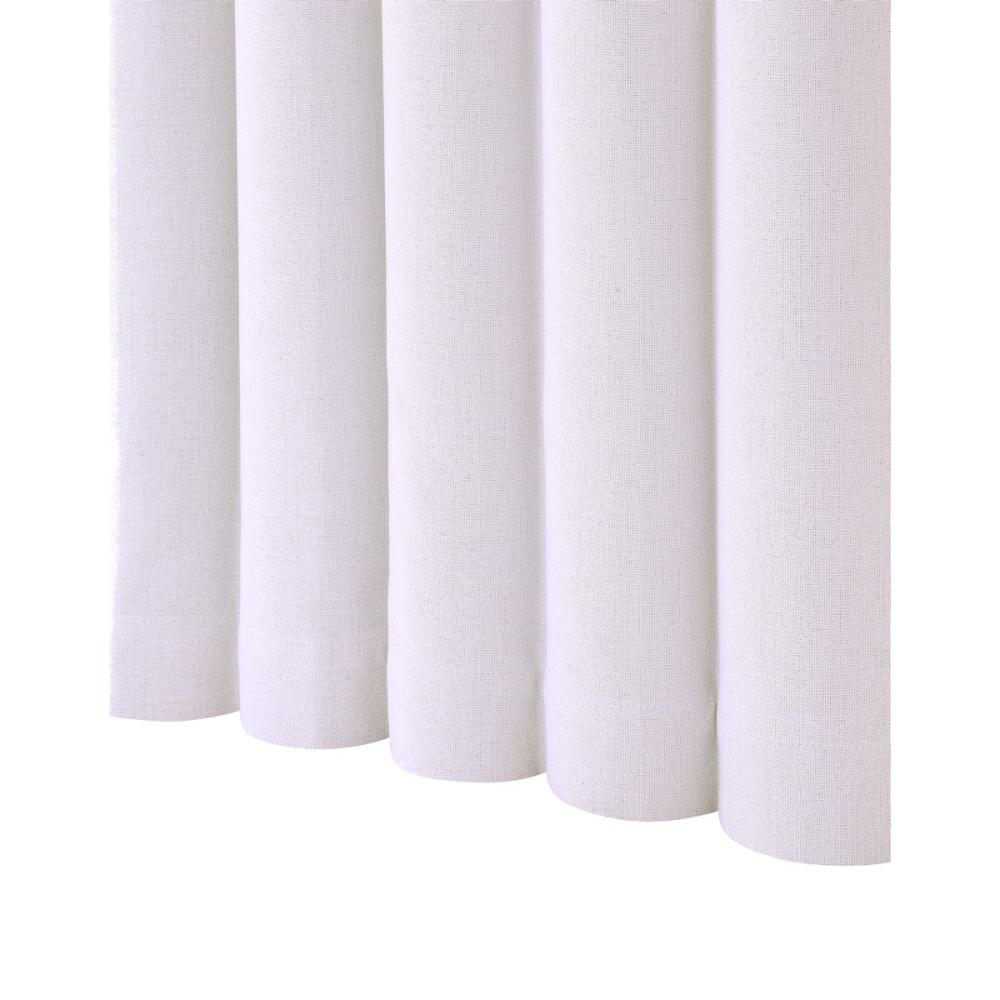 ドレープカーテン　クラシカ　ホワイト　完全遮光・防音　１００×１３５ｃｍ　２枚組