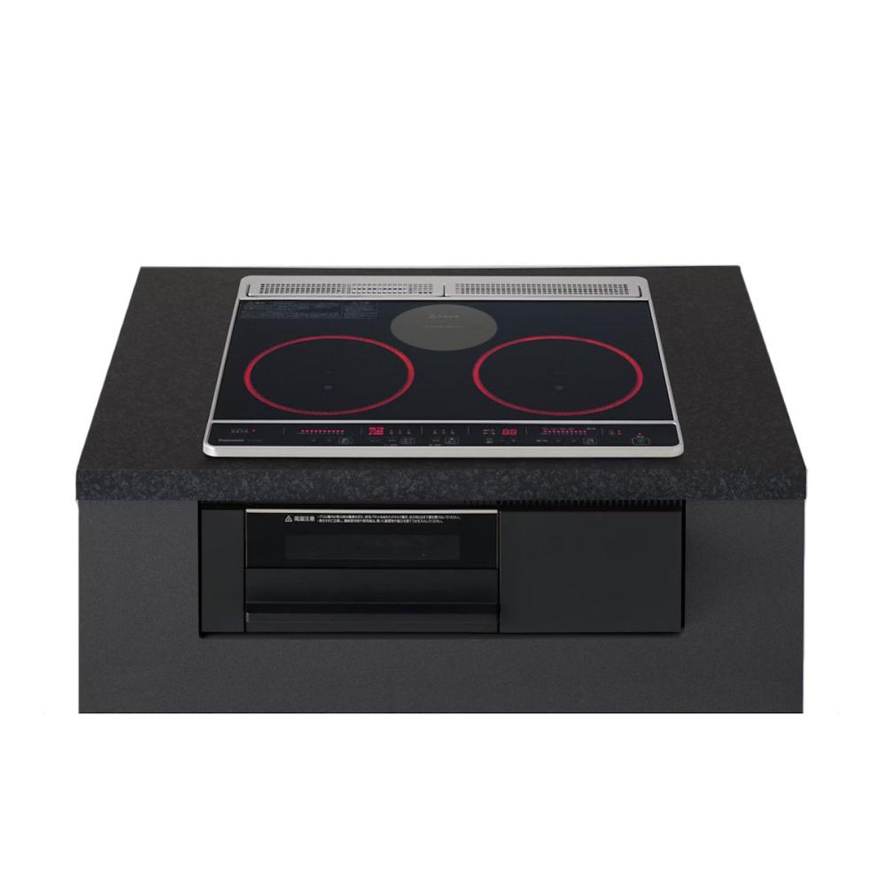 パナソニック　ＩＨクッキングヒーター　Ｎシリーズ　前面色ブラック　ＫＺ－Ｎ１Ｈ６ＡＫ