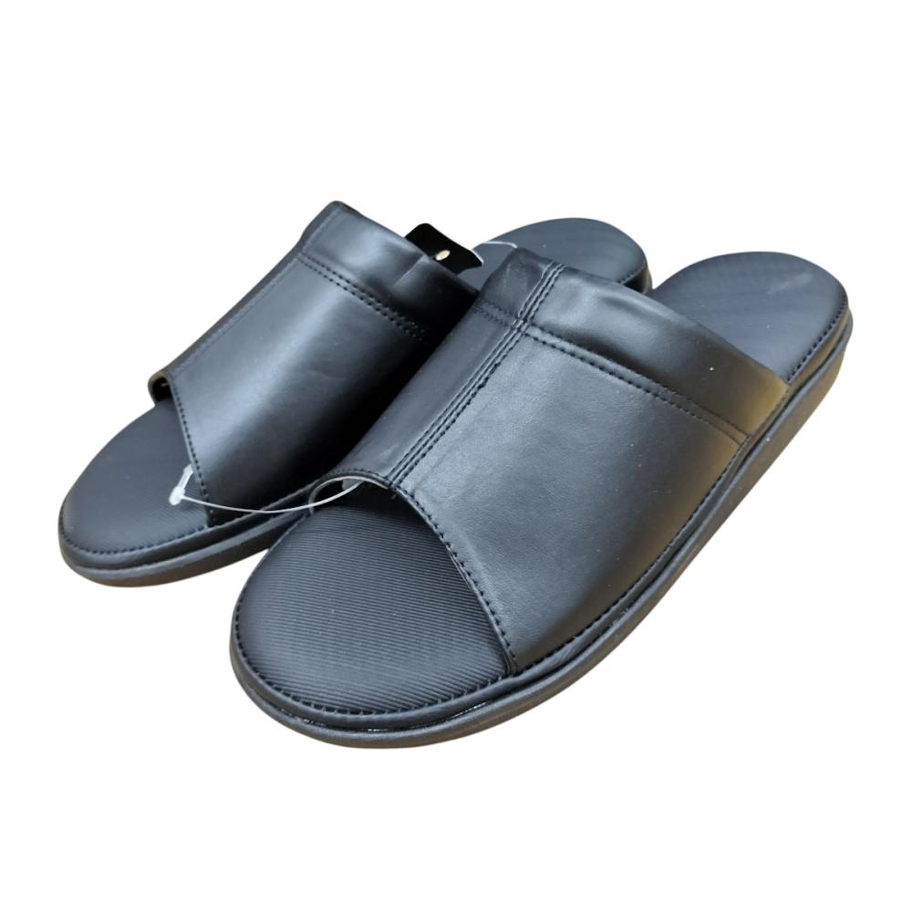 コメリ　防滑クッションサンダル　ブラック　Ｌ　２６～２７ｃｍ