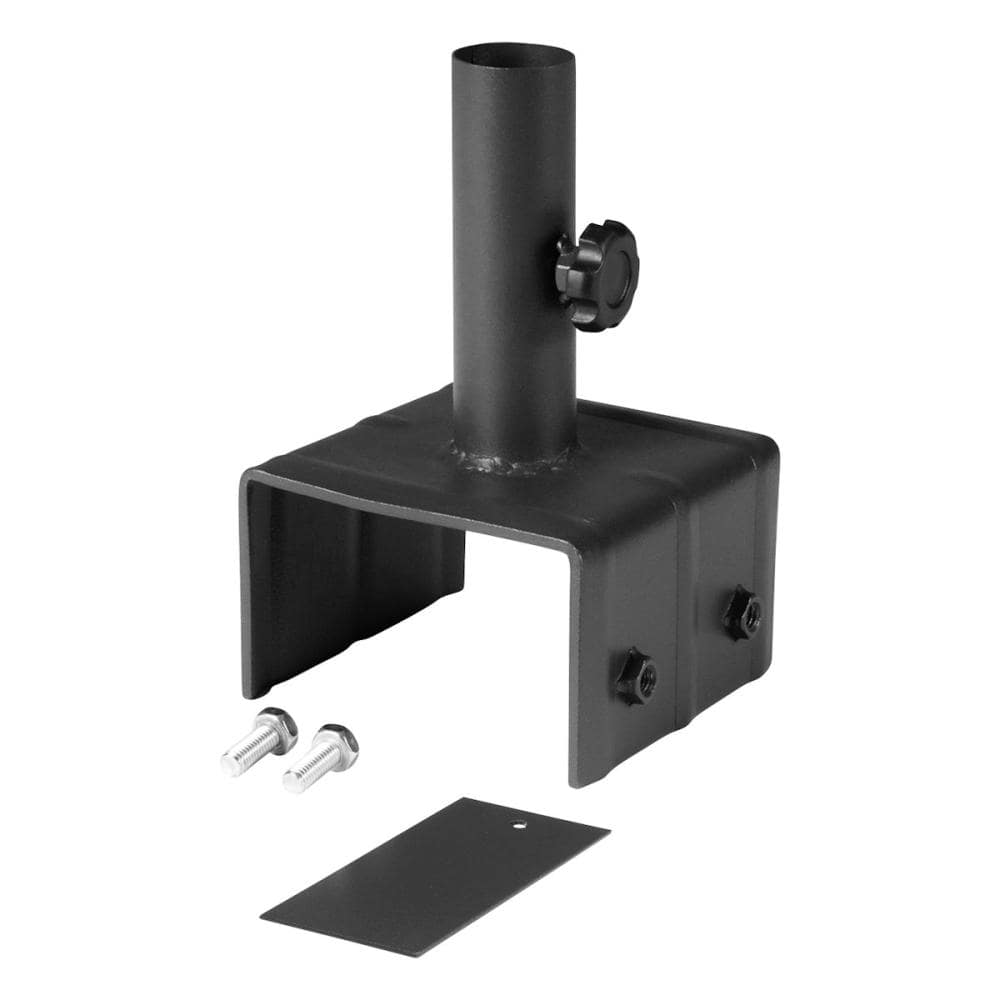 タカショー　ガディスアルミフェンス　ポール固定金具　１０ｃｍブロック用