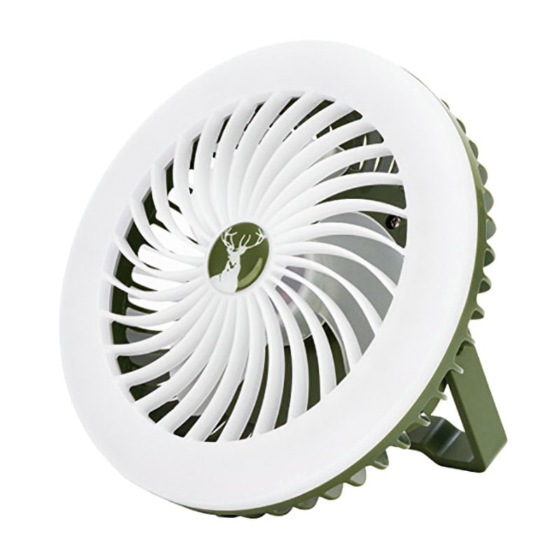 キャプテンスタッグ　ＬＥＤライトファン　オリーブ　ＵＫ４０８０