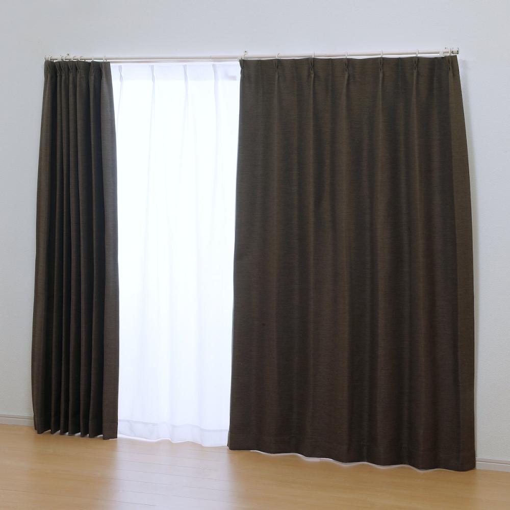 オーダーカーテン　ドレープカーテン　マイケル４　ブラウン
