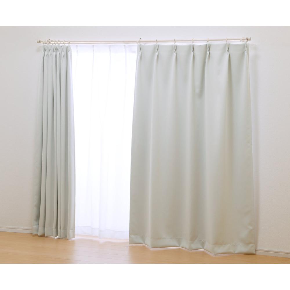 オーダーカーテン　ドレープカーテン　バーノン　ホワイト