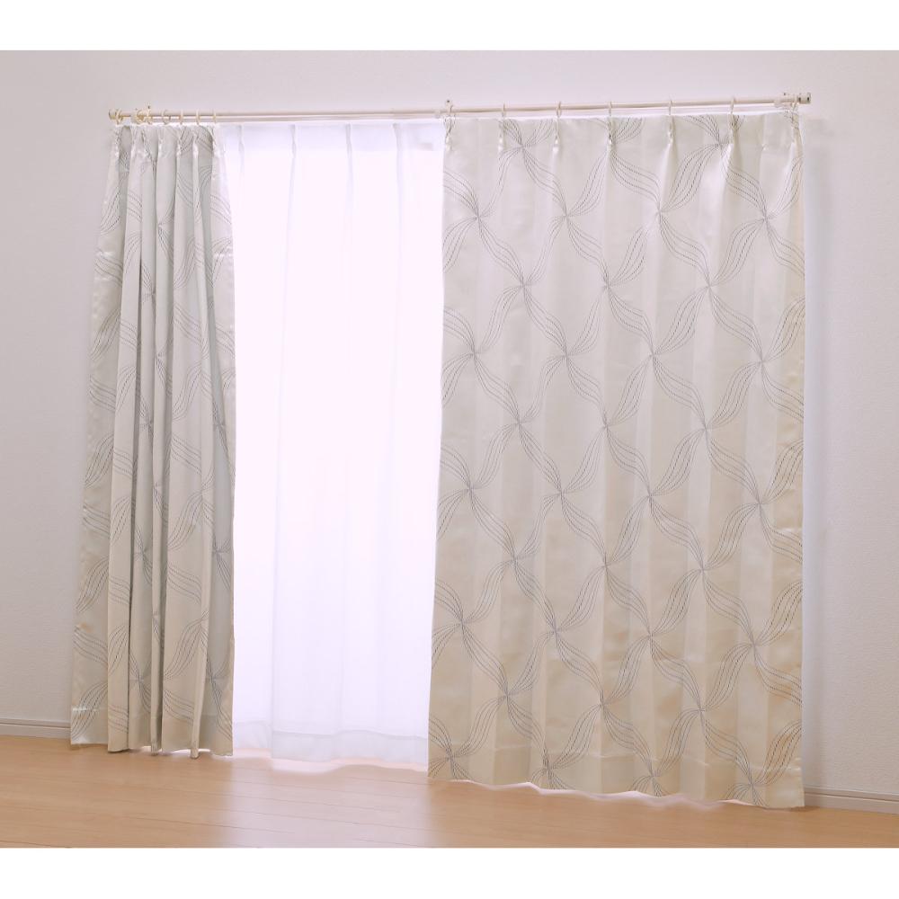 オーダーカーテン　ドレープカーテン　シュリ　アイボリー