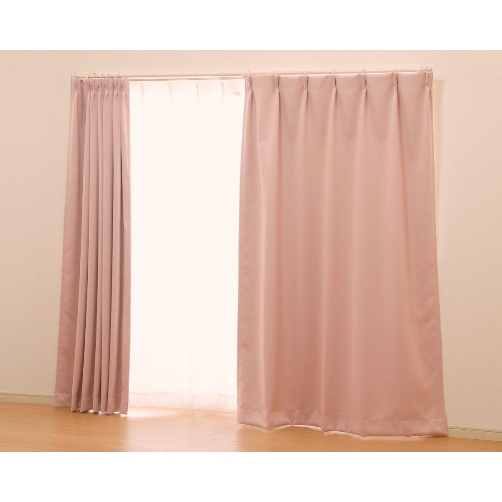 オーダーカーテン　ドレープカーテン　ベルーイ　ピンク