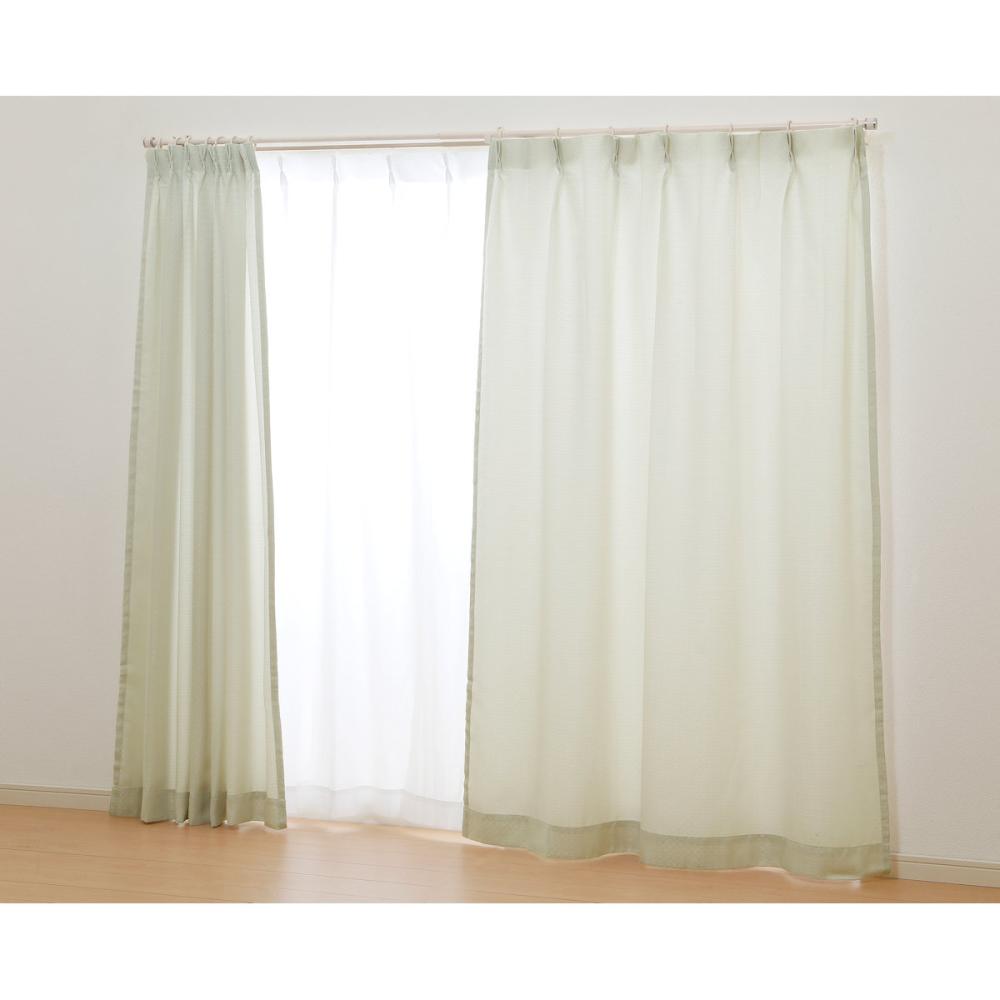 オーダーカーテン　ドレープカーテン　ルミエ　グレー