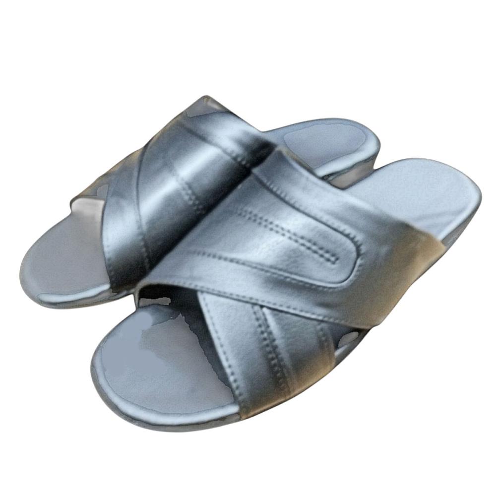 コメリ　紳士　前あきヘップ幅広防滑サンダル　ブラック　ＬＬ　２７～２８ｃｍ