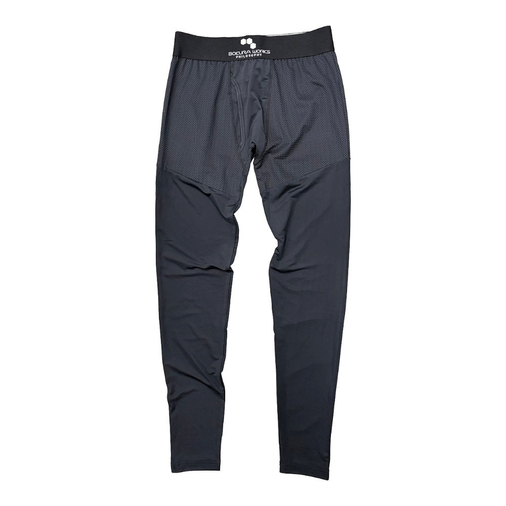 ボクラワークス　風通るメッシュレギンス　ブラック　Ｍ　３６１９