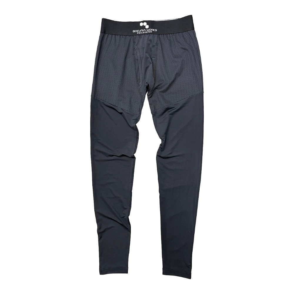 ボクラワークス　風通るメッシュレギンス　ブラック　３Ｌ　３６１９