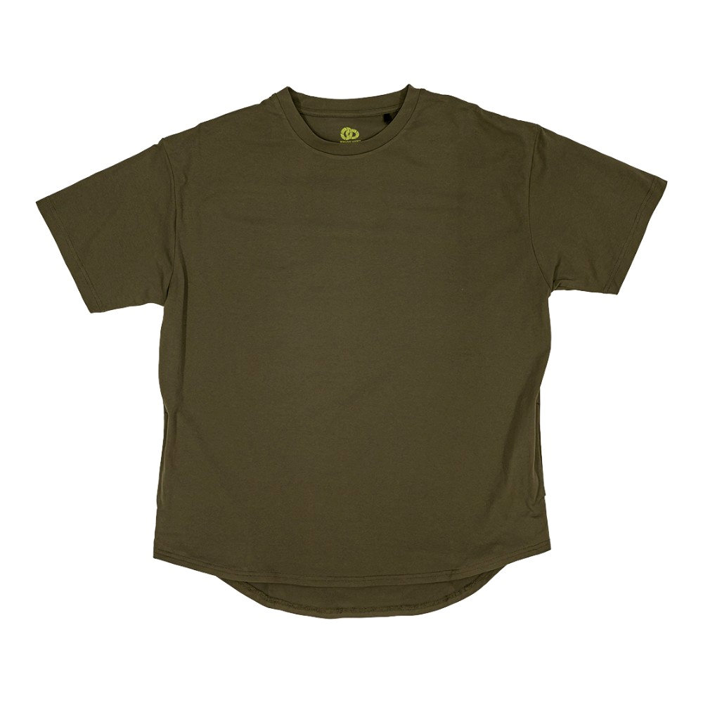 ボクラワークス　ラウンドヘム半袖Ｔシャツ　オリーブ　ＬＬ　３６２４