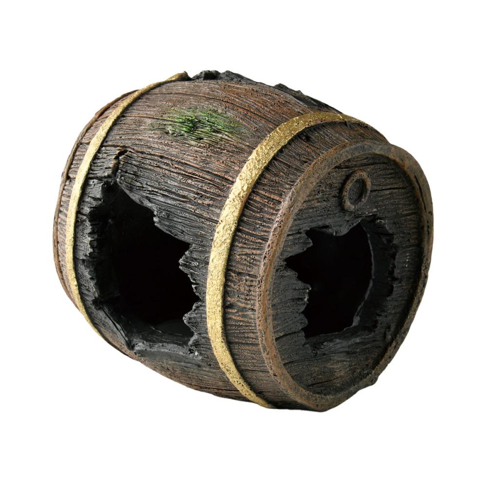 アクアリウムオーナメント　隠れ家　樽