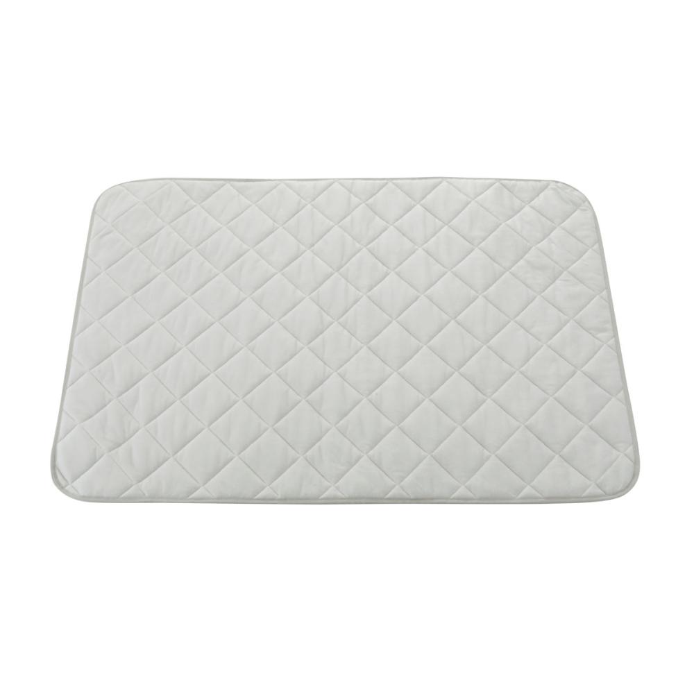 アテーナライフ　涼プラス強冷感　ひんやりルームマット　グレー　９０×１３５ｃｍ