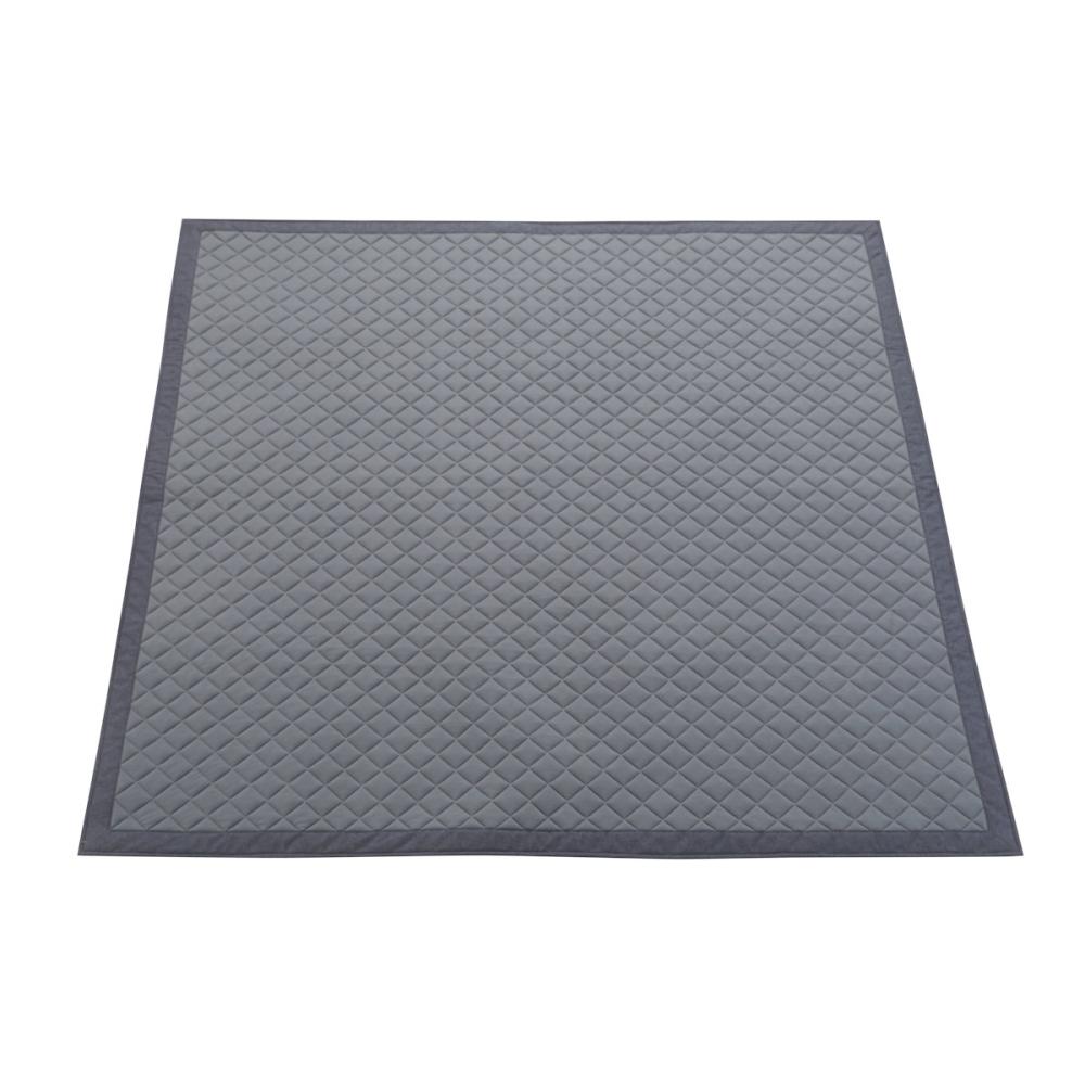 アテーナライフ　涼プラス強冷感　シルキータッチひんやりラグ　１８５×１８５ｃｍ　約２．２畳