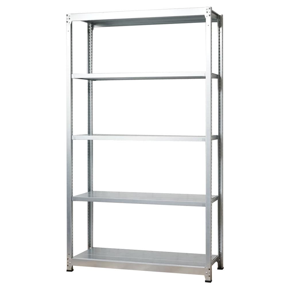 北島　軽中量棚１００ｋｇタイプ　単体５段　幅９０×奥行３０×高さ２１０ｃｍ