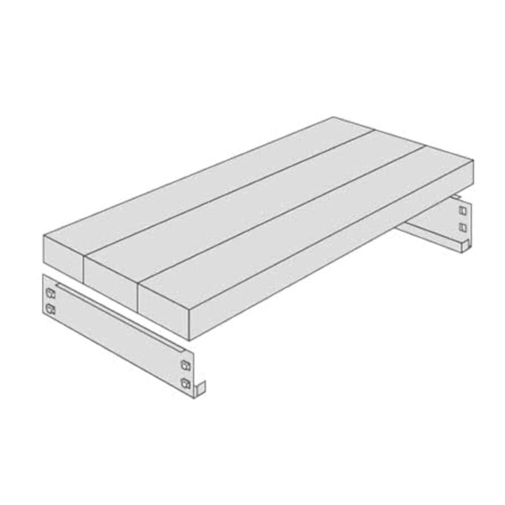 北島　軽中量棚１００ｋｇタイプ　追加板セット　幅９０×奥行４５×高さ７ｃｍ