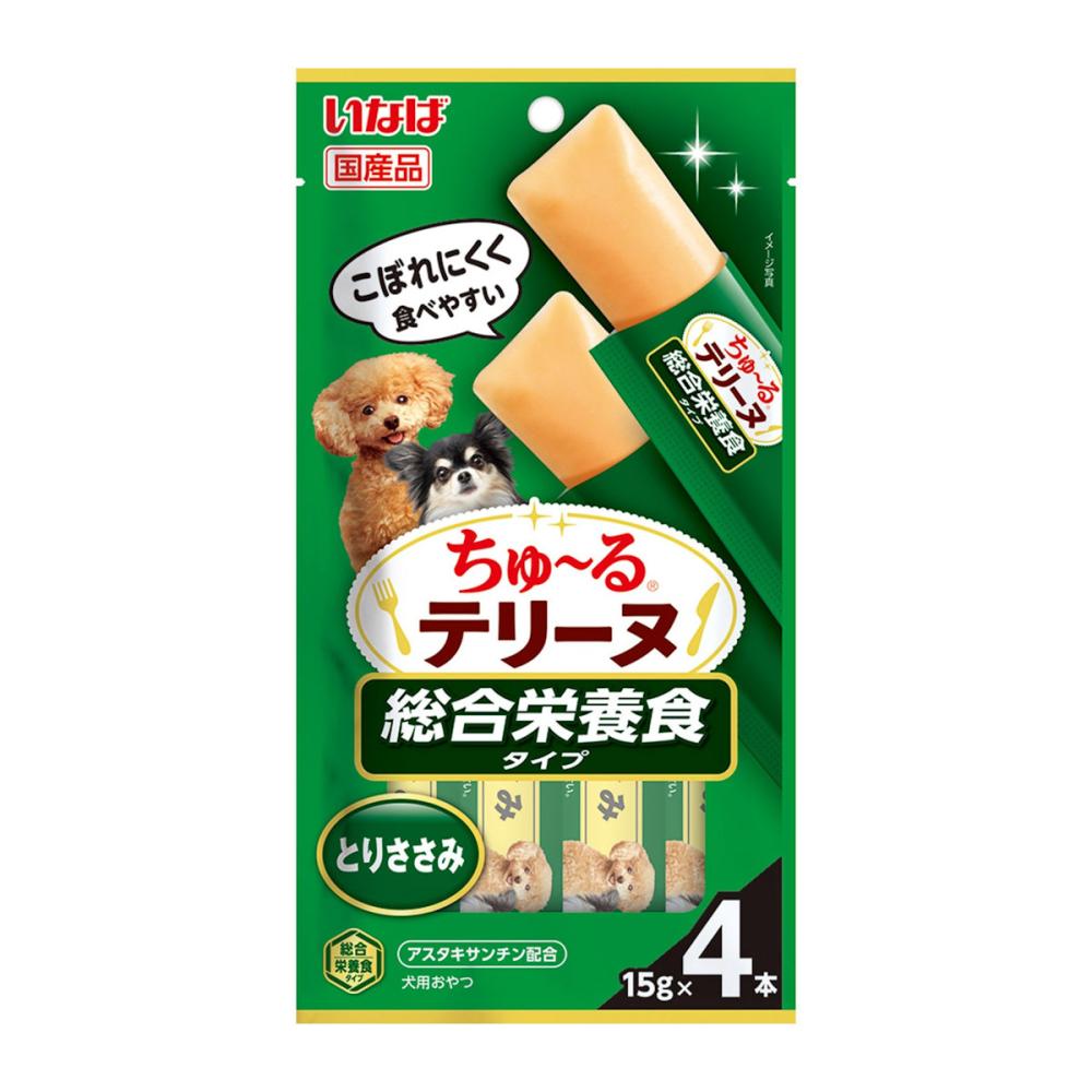 いなば　ちゅ～るテリーヌ　総合栄養食タイプ　とりささみ　１５ｇ×４本