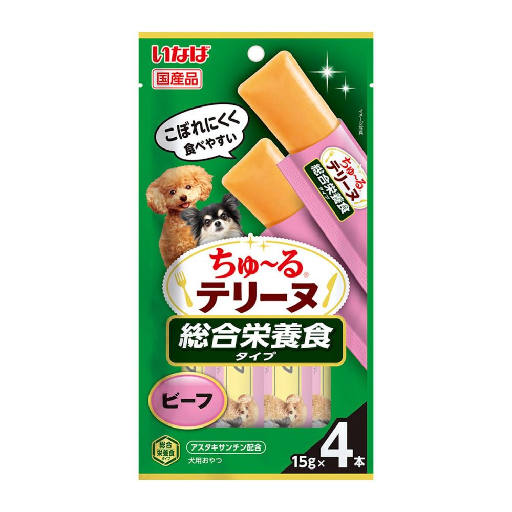 いなば　ちゅ～るテリーヌ　総合栄養食タイプ　ビーフ　１５ｇ×４本