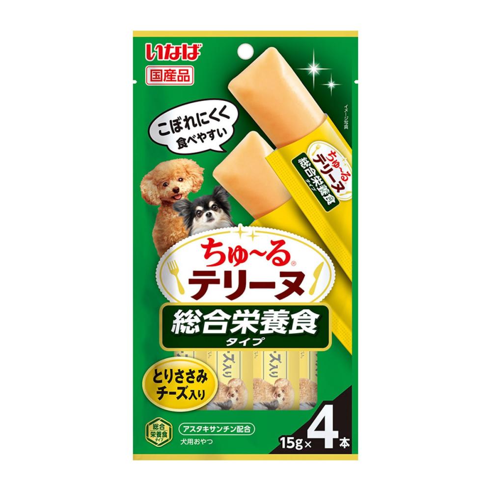 いなば　ちゅ～るテリーヌ　総合栄養食タイプ　とりささみ　チーズ入り　１５ｇ×４本