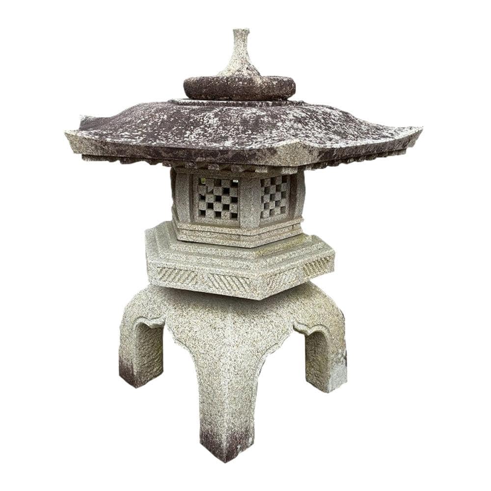 大光産業　灯篭　岡崎灯篭　白石　元禄古代雪見　２．５尺