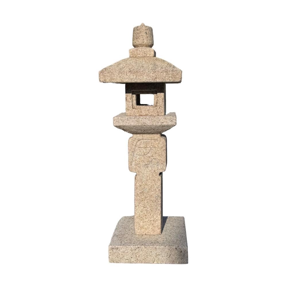 大光産業　灯篭　中国産　錆御影　織部　台付　２尺