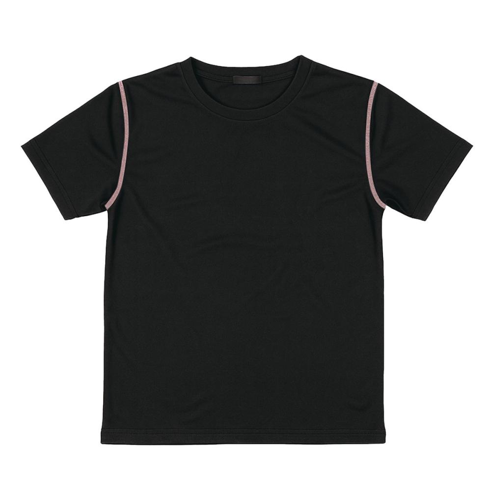 ボクラワークス　レディース　ドライハニカムメッシュ半袖Ｔシャツ　ブラック　ＬＬ　９００１