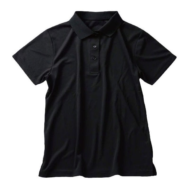 ボクラワークス　レディース　汗染み防止半袖ポロシャツ　ブラック　Ｌ　１０１０９