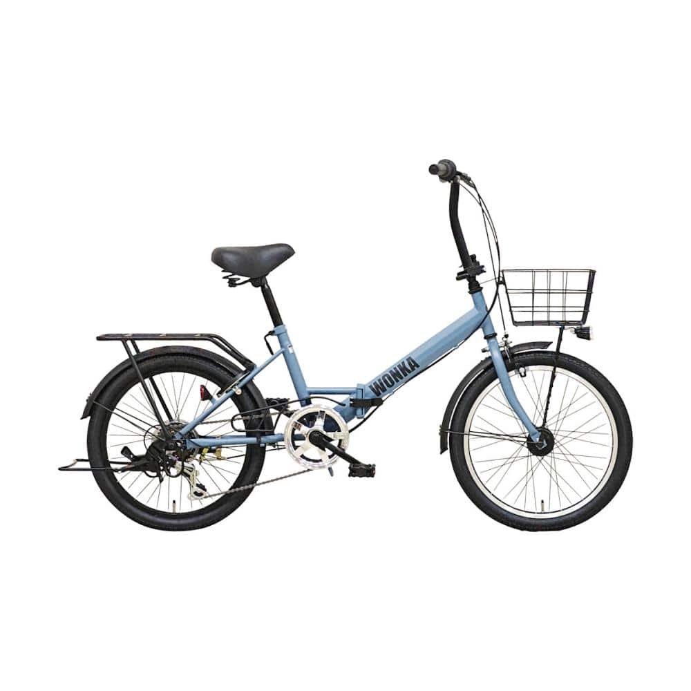 大日産業 折りたたみ車 ウォンカ 20インチ マットブルーグレー D26