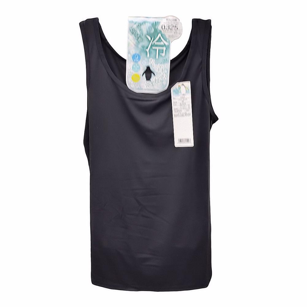 接触冷感　タンクトップ　ブラック　Ｍ