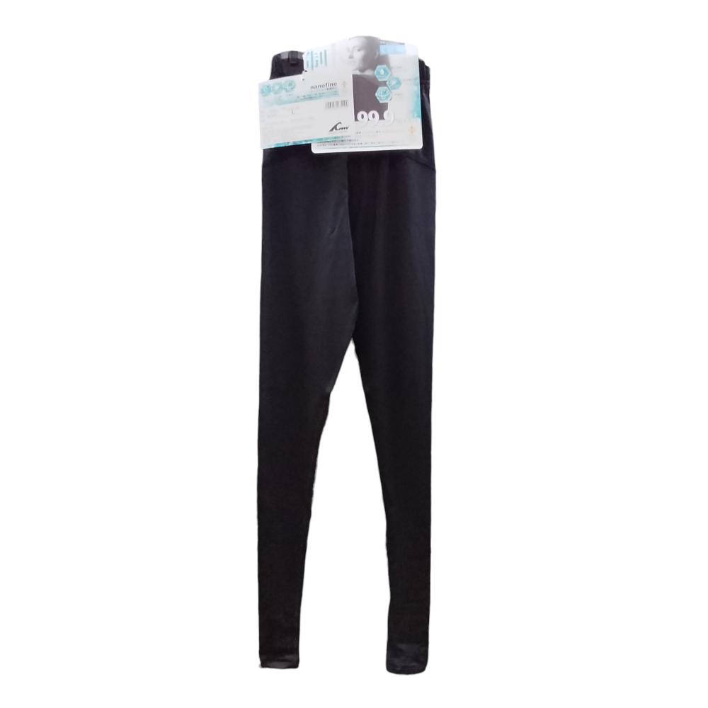 レディース　スパッツ　ナノファイン制菌加工　ＵＶカット　コンプレッション　ブラック　Ｍ