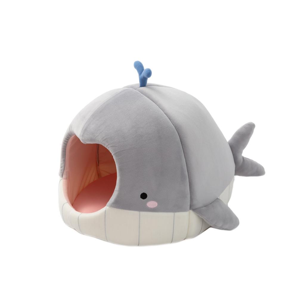 Ｐｅｔａｍｉ　ペットベッド　ひんやりドーム　クジラ