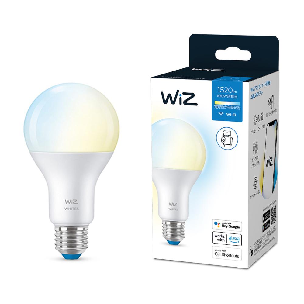 ＷＩＺ　スマートＬＥＤ電球　１００Ｗ　Ｅ２６　昼光／電球色　ＷＩＺ０４ＴＷ－１００Ｗ